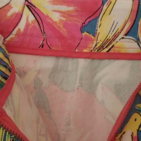 LOFT Ann Taylor Tropical Floral  Pencil Skirt.  00 petite. 🌺 - Picture 12 of 13